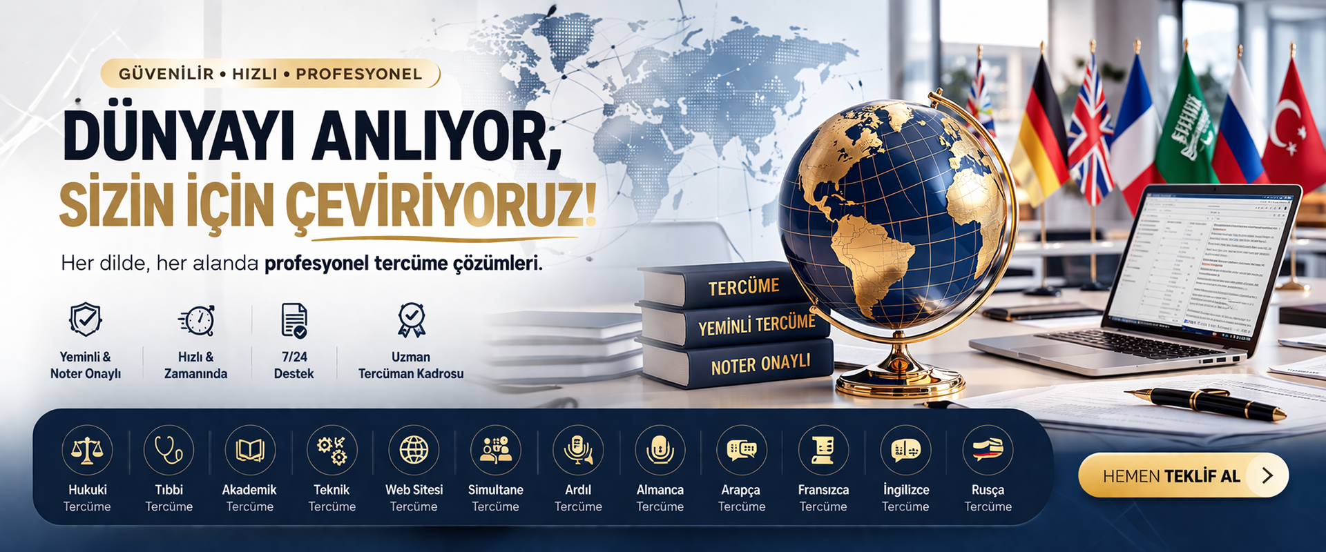 Berk Tercüme Profesyonel Tercüme Hizmetlerimiz